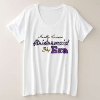 Camiseta Plus Size Dama de honra 