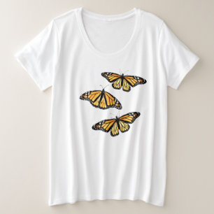 Camiseta Plus Size Damas Mais Monarcas De Tee