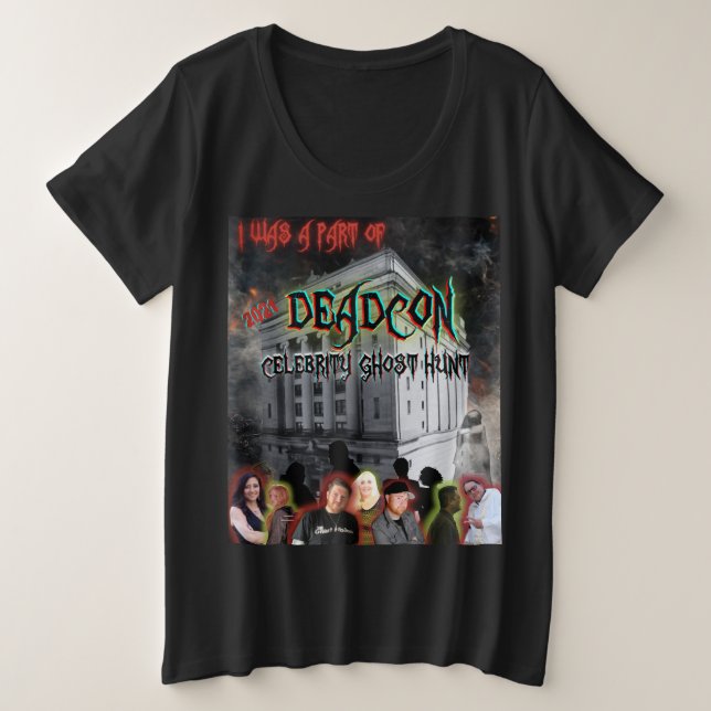 Camiseta Plus Size Deadcon Ghost Hunt T Shirt (Frente do Design)