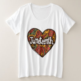 Camiseta Plus Size Décimo oitavo padrões afrocêntricos