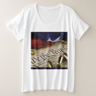 Camiseta Plus Size Declaração de independência