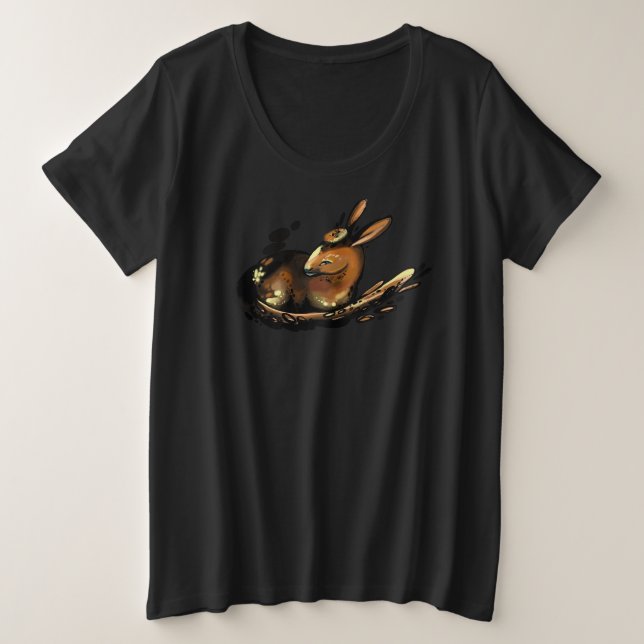 Camiseta Plus Size Deer (Frente do Design)
