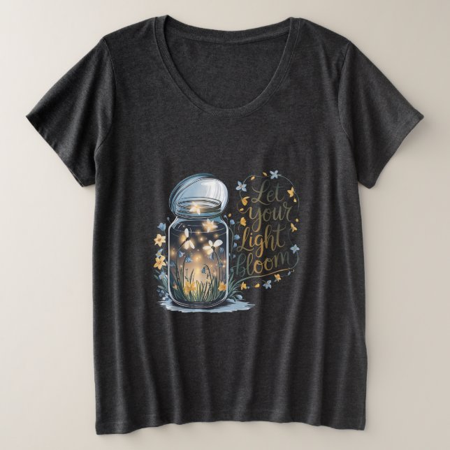 Camiseta Plus Size Deixe seu Sangue Leve (Frente do Design)