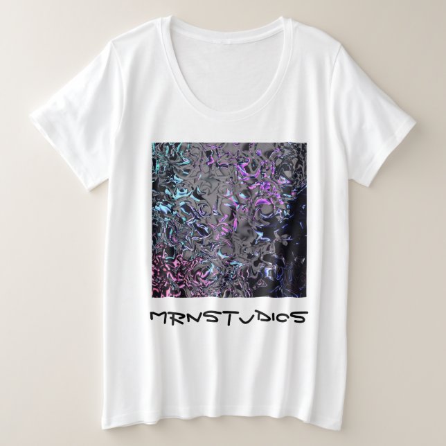 Camiseta Plus Size Desastre de anos 80 (Frente do Design)