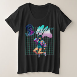 Camiseta Plus Size Desfrute Sua Vida