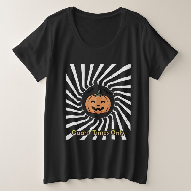 Camiseta Plus Size Dia das Bruxas (Frente do Design)