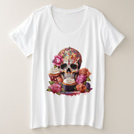 Camiseta Plus Size Dia dos Mortos
