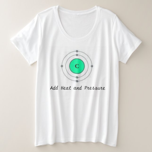 Camiseta Plus Size Diamond Science (Frente do Design)