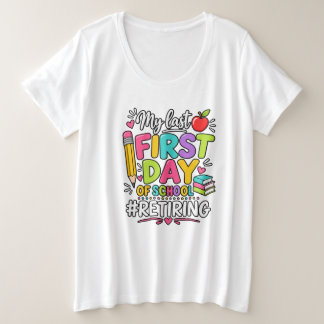 Camiseta Plus Size Dias de Celebração Colorida de Professor Aluno Esc