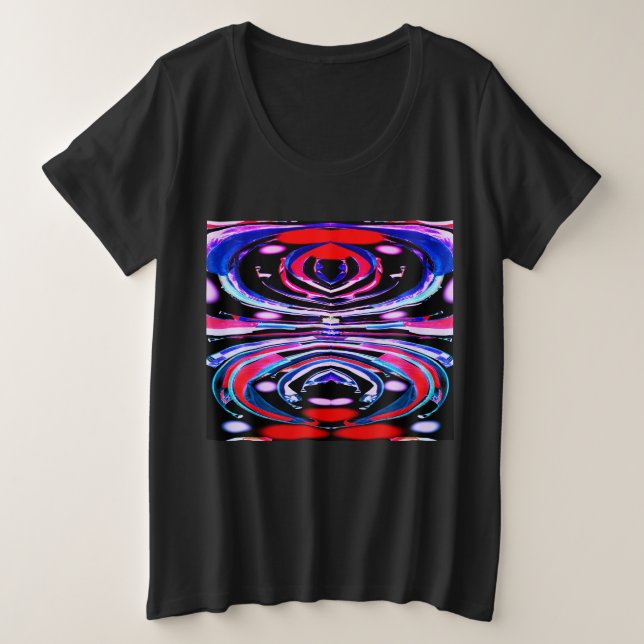 Camiseta Plus Size Dias de verão quentes moda trendy (Frente do Design)