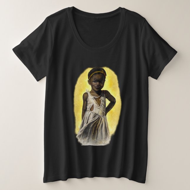 Camiseta Plus Size Digno (Frente do Design)