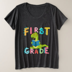 Camiseta Plus Size Dino 1rua Escola de Professores da GRADE