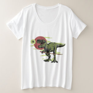 Camiseta Plus Size Dinossauro