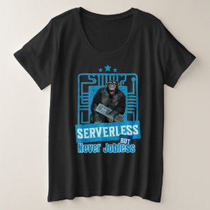 Camiseta Plus Size Diversão em macaco do Engenheiro de software para