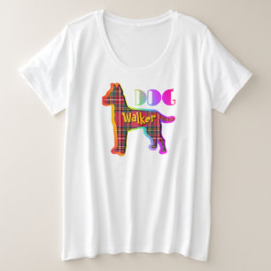 Camiseta Plus Size Dog Walker