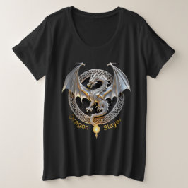 Camiseta Plus Size Dragão