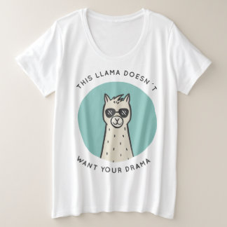 Camiseta Plus Size Drama do lama