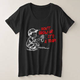 Camiseta Plus Size É uma armadilha