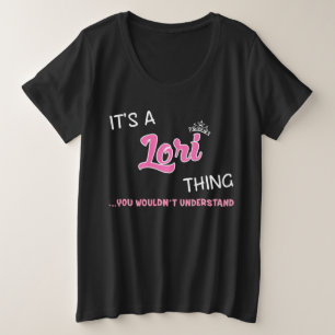 Camiseta Plus Size É uma coisa da Lori que você não entenderia