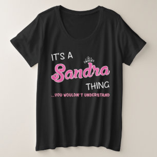 Camiseta Plus Size É uma coisa de Sandra que você não entenderia