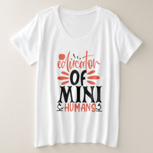 Camiseta Plus Size Educador de Mini Humanos