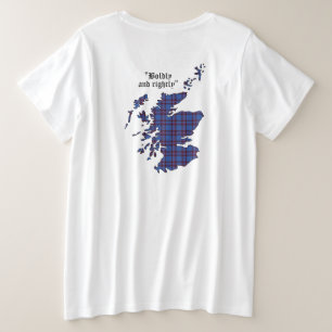 Camiseta Plus Size Elliot Clan Crachá Women's