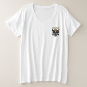 Camiseta Plus Size Emblem da Superestrela Eagle