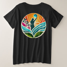 Camiseta Plus Size Empoderando a Humanidade Plus-Size