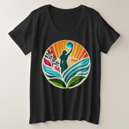 Camiseta Plus Size Empoderando a Humanidade Plus-Size