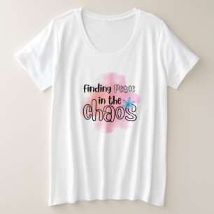 Camiseta Plus Size Encontrar Paz