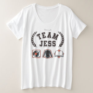 Camiseta Plus Size Equipe Jess Gilmore Girls Design