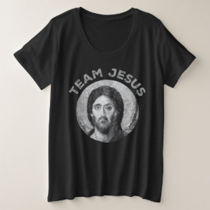 Camiseta Plus Size Equipe Jesus: Pantocrador Cristo