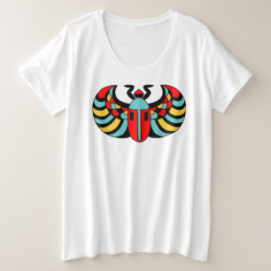 Camiseta Plus Size Escaravelho Pop brilhante Escaravelho Vermelho Ama