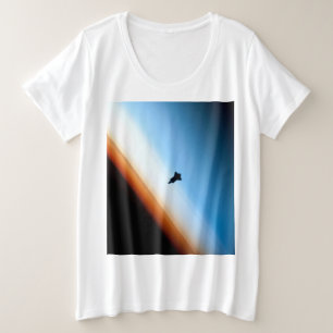 Camiseta Plus Size Espaço bonito