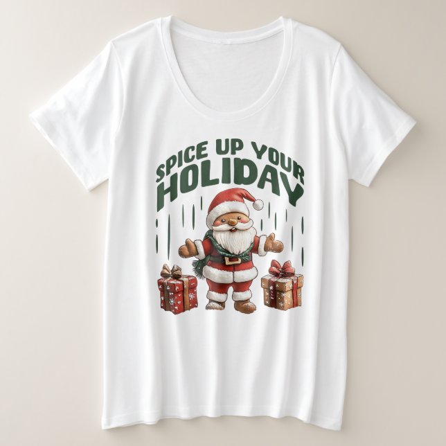 Camiseta Plus Size Especiaria (Frente do Design)