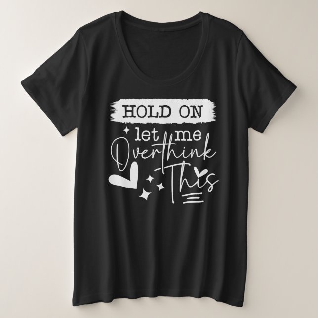 Camiseta Plus Size Espera (Frente do Design)