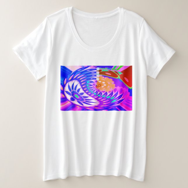 Camiseta Plus Size Espírito da Madeira trendy (Frente do Design)
