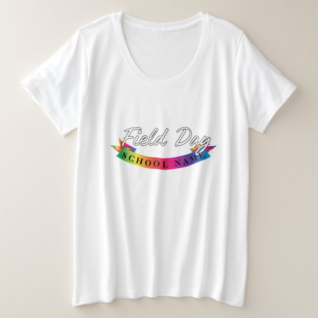 Camiseta Plus Size Esquadrão Cheer da Equipe Quadrado do Professor do (Frente do Design)