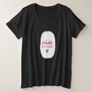 Camiseta Plus Size Estação de outono