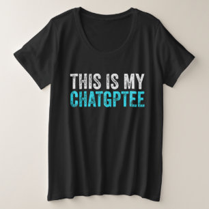Camiseta Plus Size Este Meu Chatgptee Engraçado Chatgpt