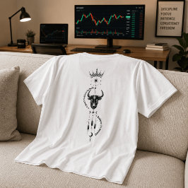 Camiseta Plus Size Eu Acredito em Mim Mesmo Símbolo de Design Minimal