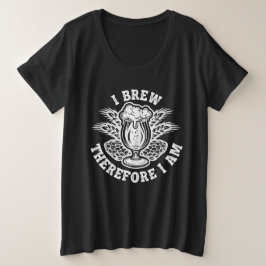 Camiseta Plus Size Eu Crio, Logo Eu Sou