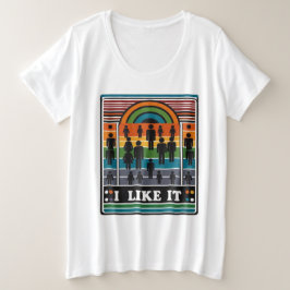 Camiseta Plus Size Eu Gosto