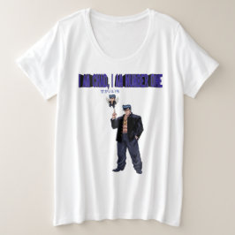 CAMISETA PLUS SIZE EU SOU CHAD, EU SOU O NÚMERO  UM