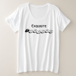 Camiseta Plus Size Exquisite Persona T-Shirt