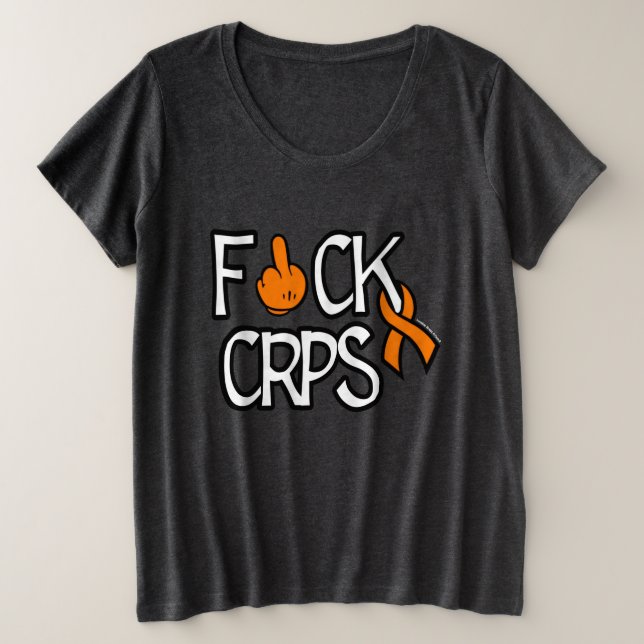 CAMISETA PLUS SIZE F#CK CRPS (Frente do Design)