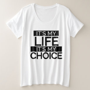 Camiseta Plus Size Faixa de Protesto Texan Pro Choice