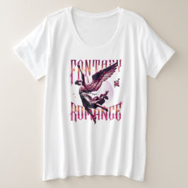 Camiseta Plus Size Fantasy Romance Angel Book Club