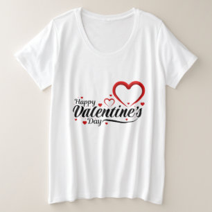 Camiseta Plus Size Feliz Dia dos Namorados O Amor Está no Ar Tudo o Q
