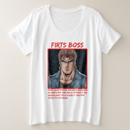 Camiseta Plus Size First Boss